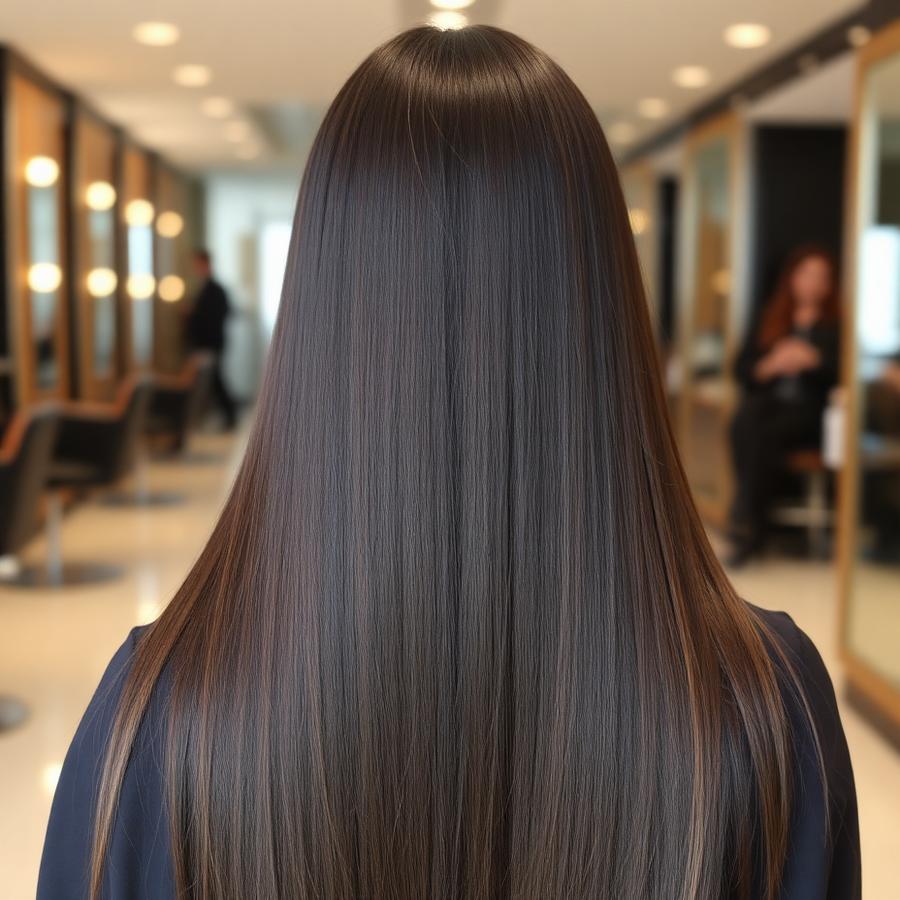 Cabelo após tratamento